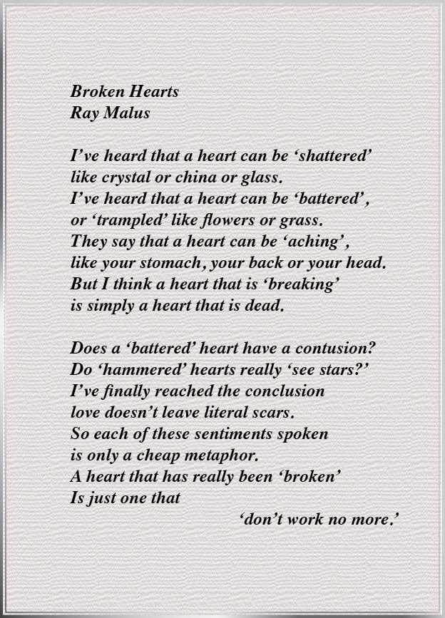 Broken Hearts Poem